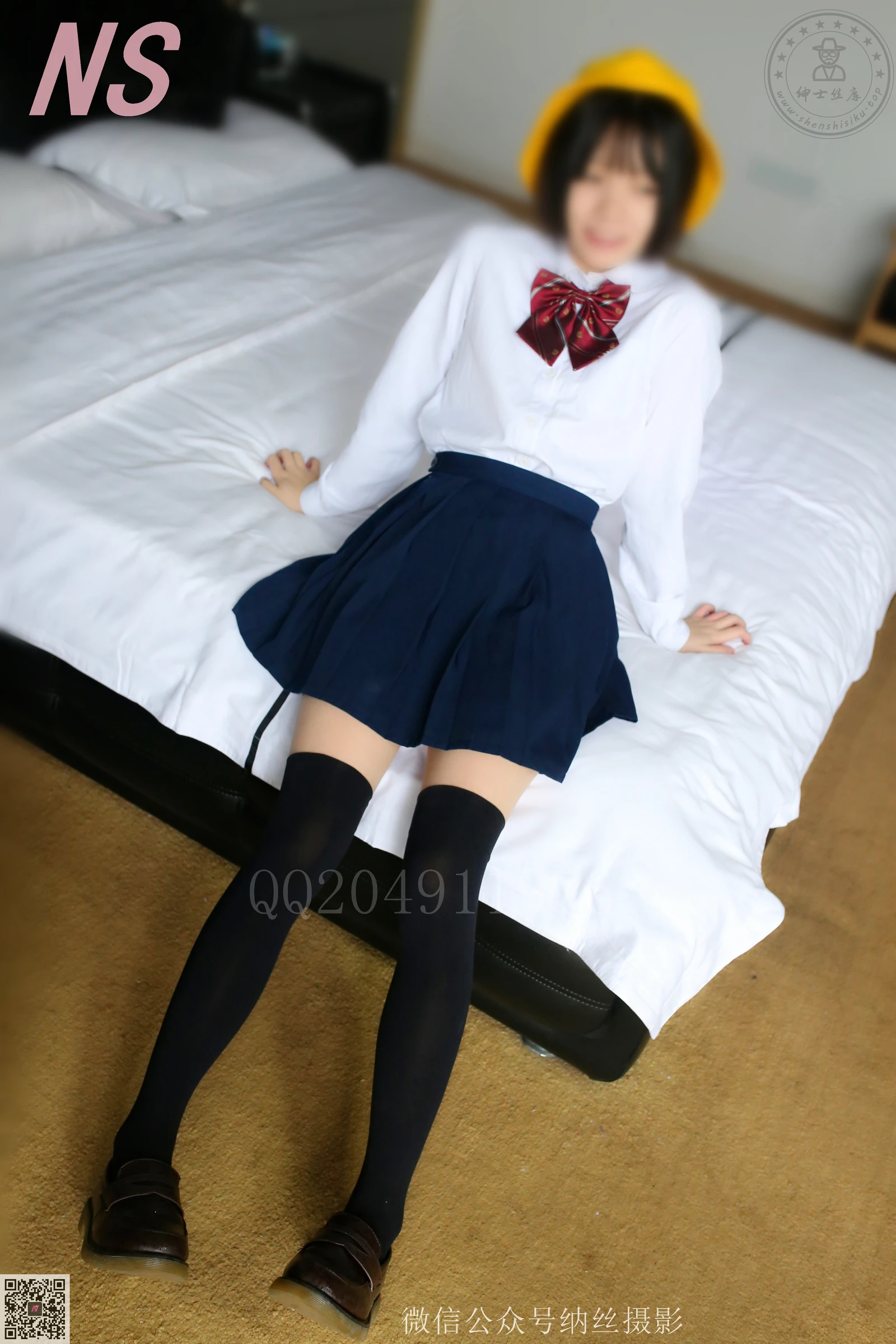 纳丝摄影 NO.091 青檬 JK制服小黄帽 [54P+444M]