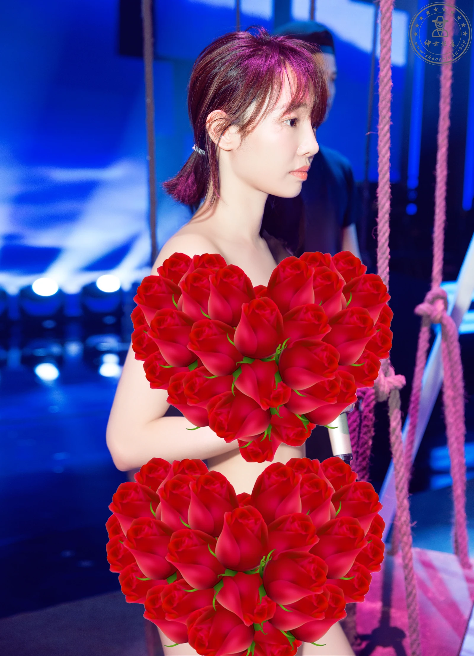 AI原图去衣 白百合【29p】